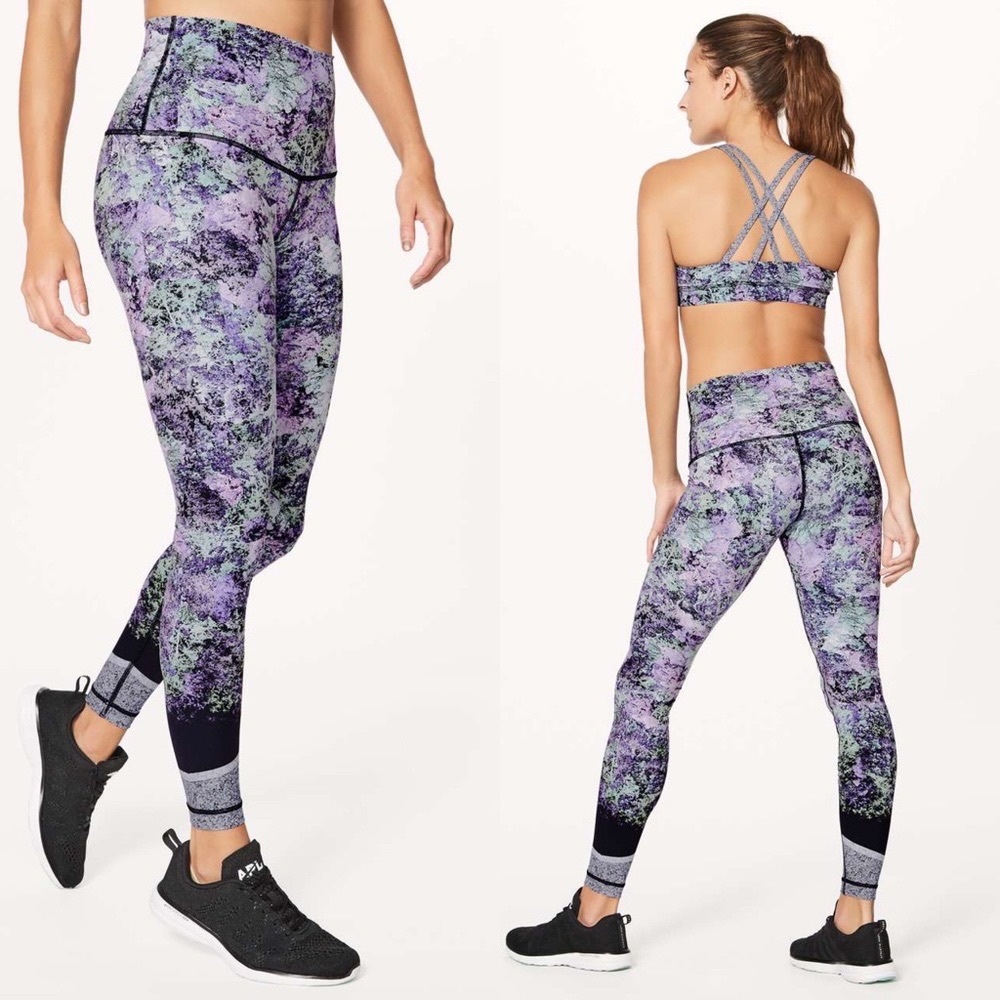 Lululemon Wunder Under Hi-Rise Tight Nulux Vivid Vision Multi Black